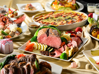 ★ビールもワインも！アルコールフリーフロー付き★「Buffet de Noël ～聖夜～」道産牛ステーキ＆和牛ローストビーフ！ペストリーシェフ特製ケーキも好きなだけ！！＜12/20・21＞