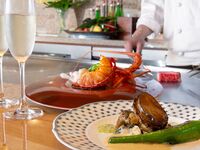 冬の美食懐石　ロースステーキ60g