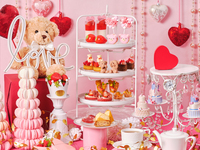 【カフェフリー】いちごとスウィートベアのアフタヌーンティー (平日)