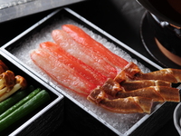 かにしゃぶ会席A（季節の揚げ物など全6品）