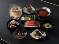 【毛蟹付き】かにしゃぶ会席D（毛蟹酢ハーフなど全7品）