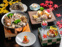 広島牡蠣と瀬戸内紅葉鯛の鍋コース