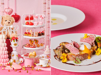 【オープンサンドランチ】いちごとスウィートベアのアフタヌーンティー (土日祝)