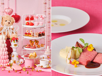 【ステーキランチ】いちごとスウィートベアのアフタヌーンティー (土日祝)