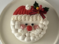 クリスマスショートケーキ（サンタクロース）：直径15cm（5〜6人用）