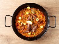 【Menú la Santa María】 ピンチョスや魚介パエリアなど全7皿【スパークリングワインなど2時間飲み放題付き】