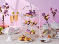 ◎HP限定15％OFF【 平日・通常席 】マスカットスパークリング付き！ぶどうと栗のパープルアフタヌーンティー