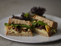 パルフェバンビ付きサンドイッチランチ〜栗とゴルゴンゾーラのサンド〜【 ¥4,650円(税別) 】