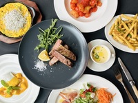 【11月限定！7500円→6750円】■grigioコース　2時間飲み放題付き■季節の前菜やパスタ、茶美豚肩ロースのメインなど充実の全7品