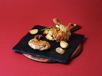 クリスマスチキンのコンフィ