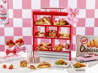 【Weekdays】Strawberry Petit Boulangerie: An American 50s-Style Afternoon Tea Featuring Bread and Strawberries