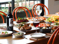 《ウィンタープラン》忘新年会におすすめ！色々楽しめる豪華なプラン、前菜からメインまで全10種(120分飲み放題付)