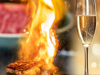 12/19～25【WEBランチ優待】《モエ・エ・シャンドン付》クリスマス特別コース