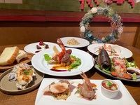 【当店自慢のオマール海老の活々が入った】12/24、25限定エビカニクリスマスコース
