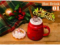 ① ホットドリンクブース／L.O. 20:00