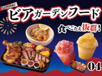 ④ Beer garden food / Last order 21:00