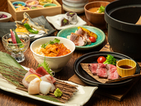 12月スタート！3時間飲み放題【おはしの名物コース〜華〜】『おばんざいの盛り合わせ、鯛と三つ葉の羽釜ご飯』など