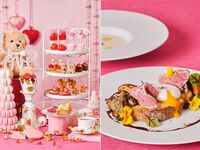 【オープンサンドランチ】いちごとスウィートベアのアフタヌーンティー (土日祝)