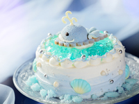 ◆オンライン／CC事前決済◆【期間限定】ごまのムースを優しく包む海のうた「Whale Island」～冬のアフタヌーンティー「ICE WONDER LAND」コラボスイーツ