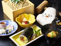 ※3歳以上のお子様用/子供料理なし(恵方巻付) 【1/31(土)11時開始】節分の日限定イベント　親子で楽しむ「餅つき・恵方巻き」体験と特別料理