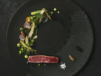 Branded Wagyu beef course