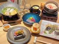 [Northern Luxury Course] "Hokkaido Fugu & Cod Milt Hot Pot", "Shihoro Black Beef Stone-Grilled Steak", "Hokkaido King Crab Rice" 5,909 yen (excluding tax)