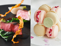 【ディナーコースB】マカロンケーキ