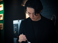 12月　冬桃パフェ　