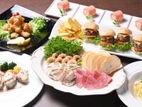 【レストランde忘新年会】仲間でワイワイ大皿コース+飲み放題120分