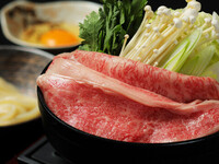 Lunch only! Kobe beef sukiyaki set!