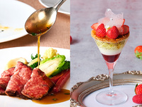 【苺のミニパフェ】が楽しめるカジュアルランチコース