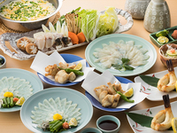 お値打ちに大満足 南知多産 天然河豚（とら河豚＆彼岸河豚）コース