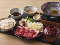 Morning Shabu-Shabu Set (use breakfast voucher) *Customers without a breakfast voucher will be charged ￥4,480.