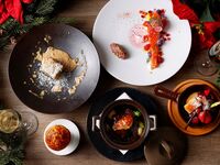 【12月19日・22日・23日限定】表参道イルミネーション　温かいパイスープからロッシーニスタイル　煮込みハンバーグ