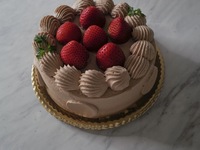 【チョコクリーム】苺のデコレーション６号