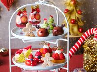 12月おすすめアフタヌーンティー【3時間カフェフリー】苺づくしのクリスマスフェスティブアフタヌーンティー