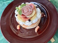 【5/1～6/30  期間限定】ピーチフロマージュパンケーキ