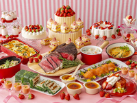 【早割！土日祝ヒルトンブランチ】2部：13:30～15:00までの90分制★大人20％割引★＜2026年1月5日-2月28日＞ いちごとミルクのプレシャス・マリアージュ