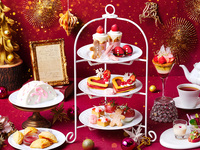 【12/9〜19限定10%OFF】クリスマスギフトアフタヌーンティー＋苺のパフェ＆苺スパークリング付き！