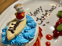 Xmas cake "波乗りサンタ”