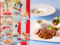 【2部限定！】≪ポークランチ付≫アリスのストロベリーアフタヌーンティー（平日）