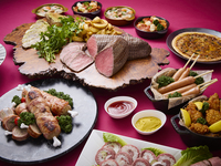 【WEB限定★土日祝】生ビールとワインの飲み放題付　MEET the MEAT ブッフェ