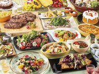 [Tuesday, January 6th - Weekday Lunch Buffet (Adults/No Time Limit)] All-you-can-eat low-temperature cooked roast beef and freshly fried tempura