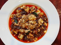 【麻辣フェア】県産真鱈白子入り麻婆豆腐