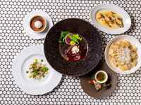 （タイムセール限定）【ディナー】Dinner Set 6 Course +京都牛サーロイン無料アップグレード + 2ドリンク（12/1～19限定）