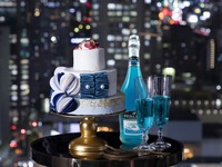 ＊From 1/8 on weekdays only Triple main course＊【Premium Anniversary】14 varieties/Happy blue foam "Onda Blue" Hokkaido Hoshizora Kuro Beef and seasonal ingredients included in the Triple main anniversary course with cake