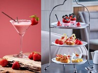[13:00-17:00] 12/26-2/28 ★ 10% off the "Strawberry Afternoon Tea Set" with one strawberry cocktail, available only on our website