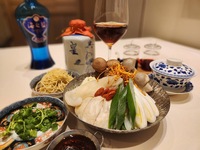 【フカヒレの薬膳鍋コース】2種のフカヒレを愉しむ鶏白湯の薬膳鍋コース（冬季限定）