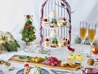 【11/27～12/23　クリスマスアフタヌーン】きらめくスイーツ&セイヴォリー+2時間カフェフリー+くまちゃん