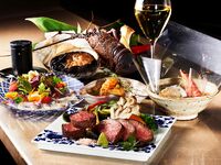 [Omakase] Chef presents exquisite teppan dishes made with the finest ingredients